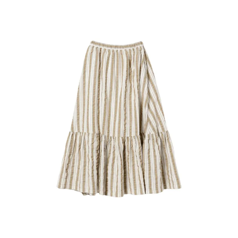 Beams Casual Long Skirt Women's Light Umber-0