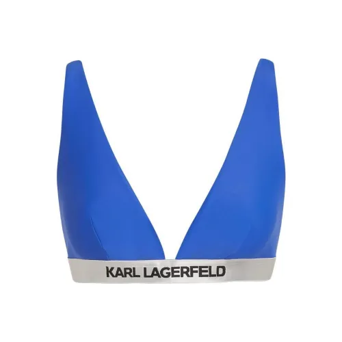 KARL LAGERFELD / Karl Lagerfeld Jeans Logo-underband Triangle Bikini Top