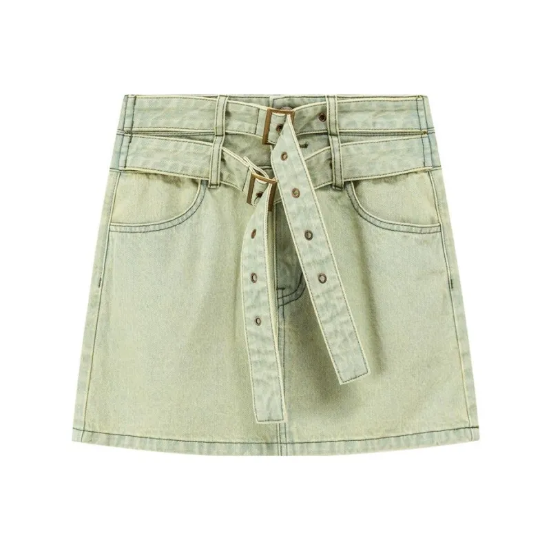 NO ONE ELSE Denim Short Skirts Women's-8