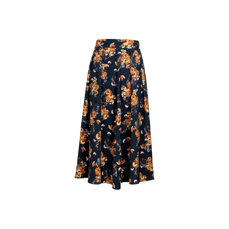 ROEYSHOUSE Casual Long Skirt Women's Multicolor-0