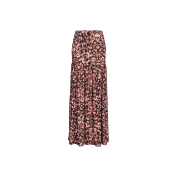 PINKO SS24 Casual Long Skirt Women's Brown