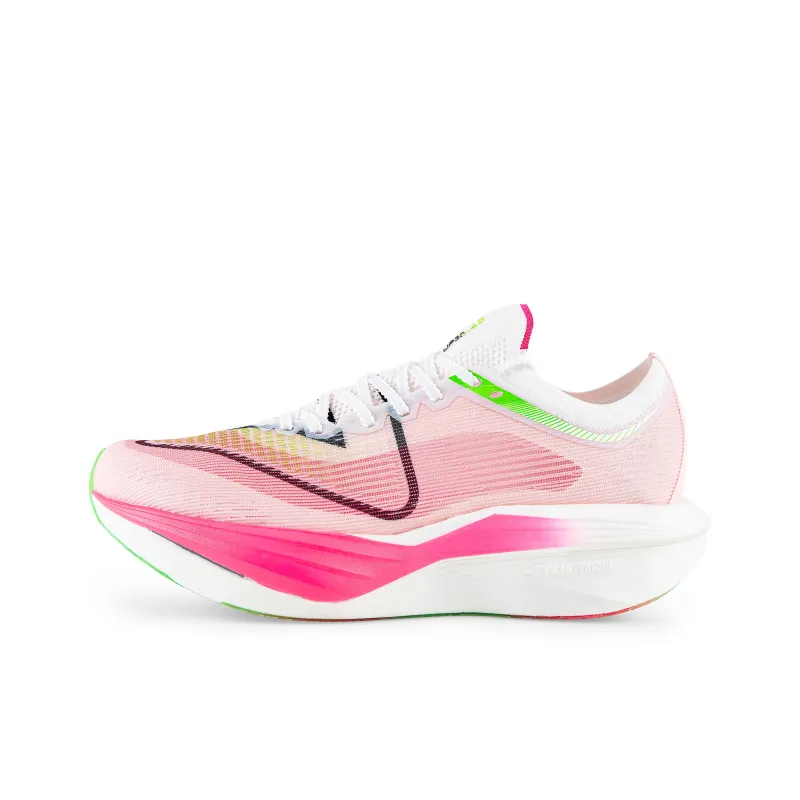 PEAK UP30 4.0 Running Shoes Unisex Low Top Neon Pink Red White-0