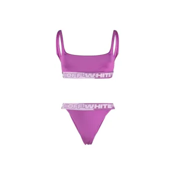 OFF WHITE Logo Tape Bikini