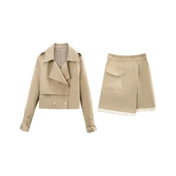 A Paradise For Awakening Skirt Set Women's Khaki