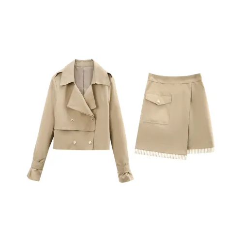 A Paradise For Awakening Skirt Set Women's Khaki