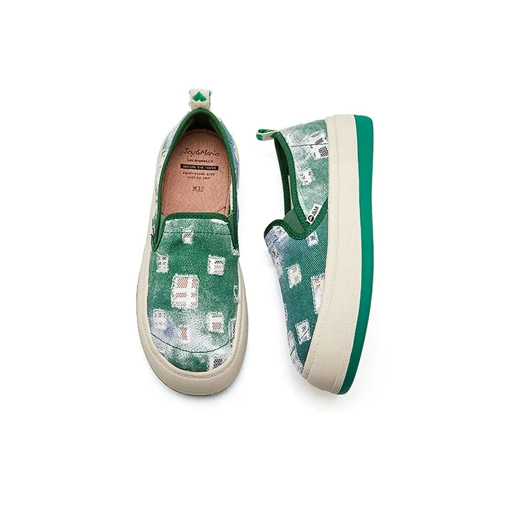 Joy&Mario Loafers Women's Purple, Green-7