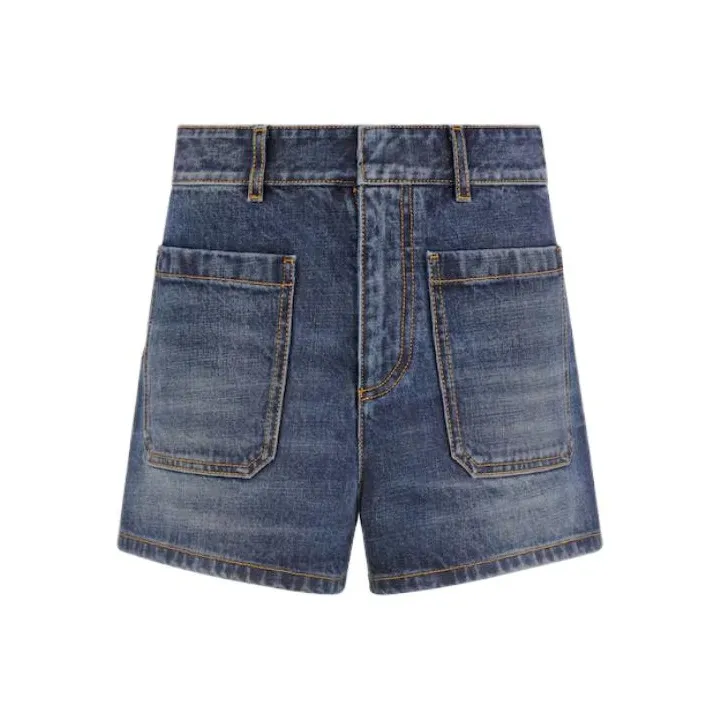 DIOR DIORIVIERA FW24 Denim Shorts Women's Blue-0