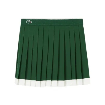 LACOSTE Logo patch Pleated Skirt