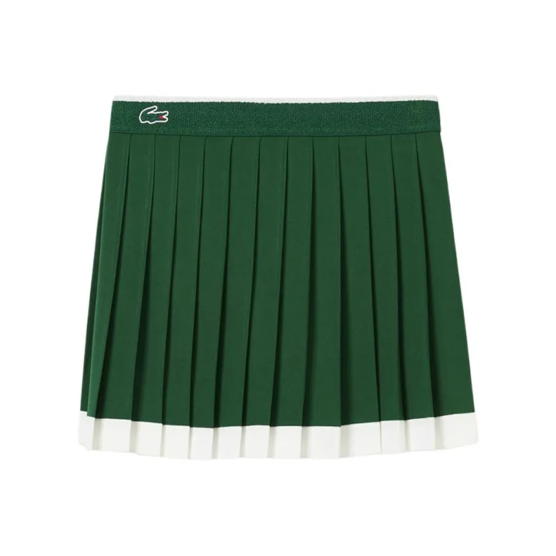 LACOSTE Logo patch Pleated Skirt-2