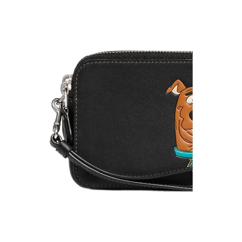 COACH Kira Glove Tanned Leather Shoulder Bag, Crossbody Bag Small Size Women's Black-3