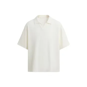 ZARA Polo Shirts Men Frosted White