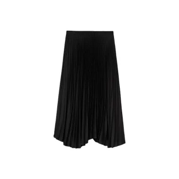 JIL SANDER Pleated Midi Skirt