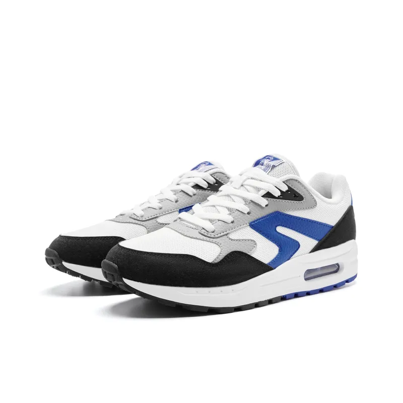 QIAODAN Anti Slip Wear Resistant Low Top Casual Shoes Men's Jordan White Black-2