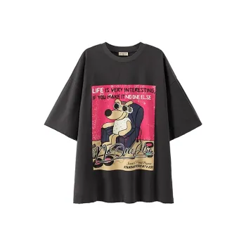 NO ONE ELSE Drop Shoulder Sleeve T Shirt Women's