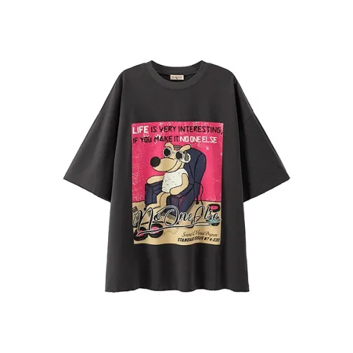 NO ONE ELSE Drop Shoulder Sleeve T Shirt Women's