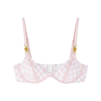 VERSACE SS24 Bikini Women's Light Pink Red