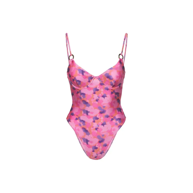 PRINCESS POLLY BIRDIE ONE PIECE One-piece Swimsuit Women's Purple Floral-0