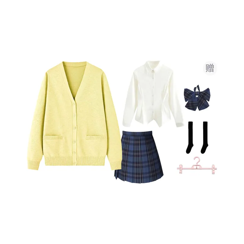 SHENBEI JK Two Piece Skirt Sets Women's-34