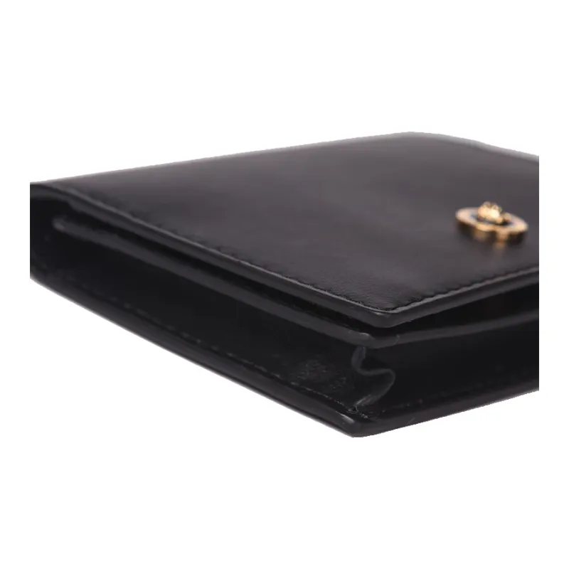 FANSIZHE Leather Card Holder Unisex Black-6