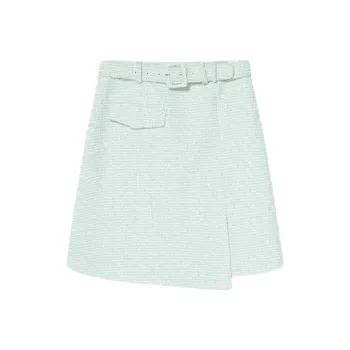 Goodland Casual Short Skirts Women's Light Green