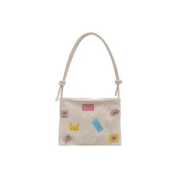 HCXK PU Shoulder Bag Women's White