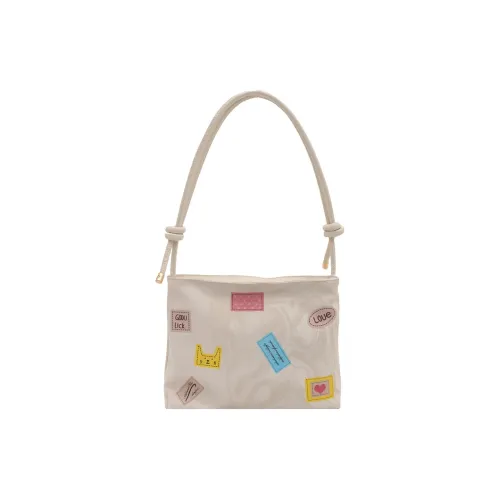 HCXK PU Shoulder Bag Women's White