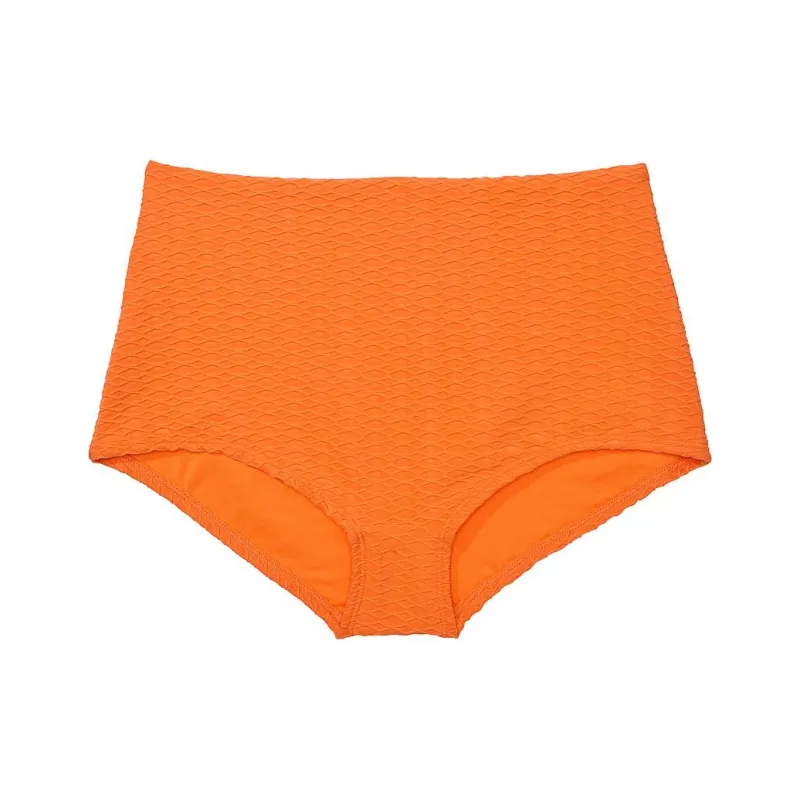 Victoria's Secret PINK Mix & Match Boyshort Bikini Bottom / SO Swimming Shorts Women's Sun Orange-0
