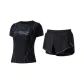 Set (Short-Sleeved Shirt+Shorts) Serene Black