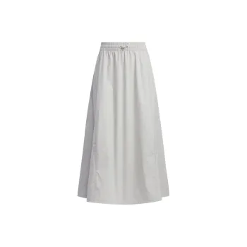 Adidas VOLUME SKIRT Casual Long Skirt Women's Light Gray