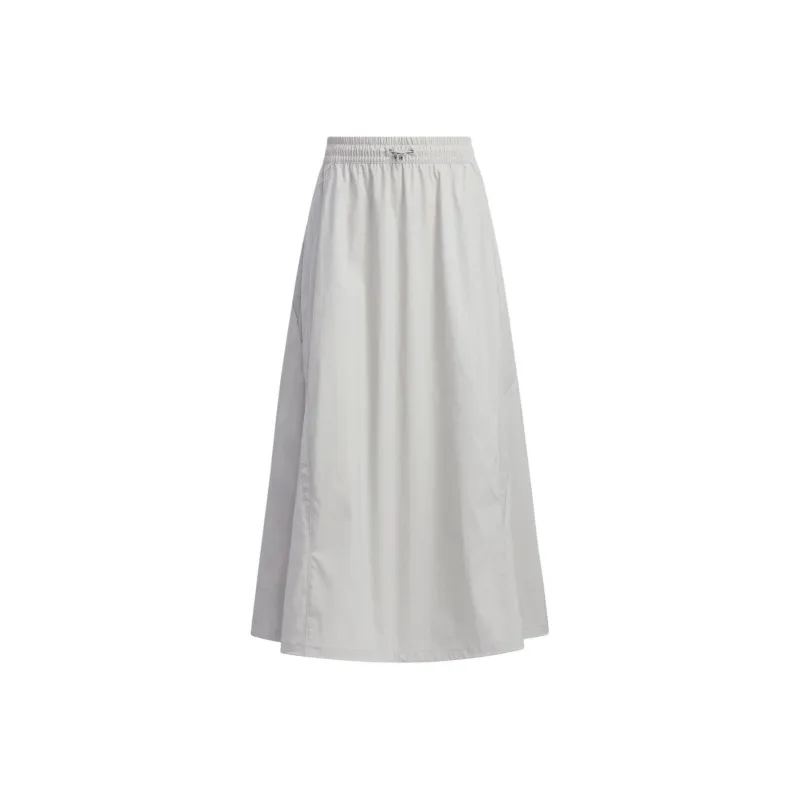 Adidas VOLUME SKIRT Casual Long Skirt Women's Light Gray-0