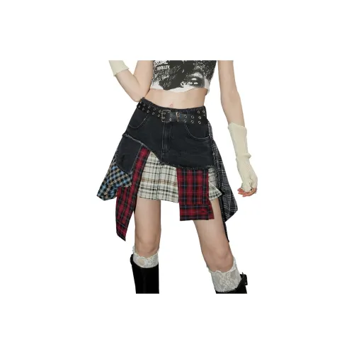 UNIFREE UNIFREE Denim Short Skirts Womens Women's