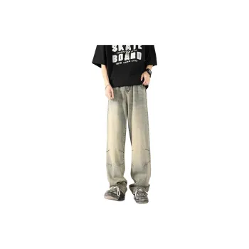 BENGEN Jeans Unisex Yellow Mud