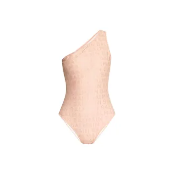 BALMAIN SS24 One-piece Swimsuit Women's Pink