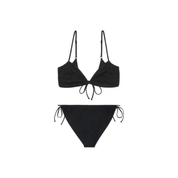 Balenciaga Two-Piece Swimsuits Women's Black