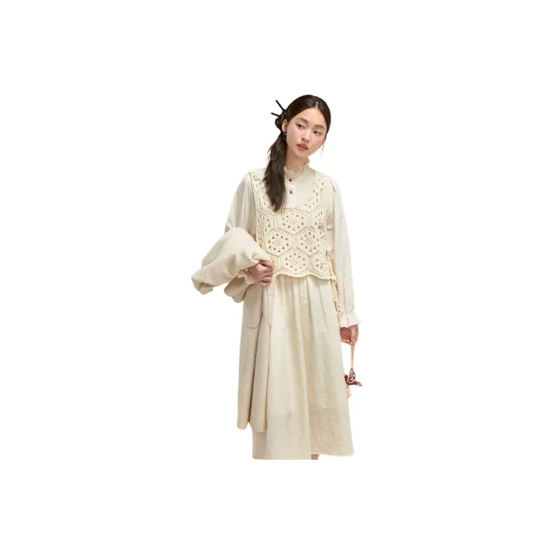 ZIHAN Skirt Set Women's Creamy White-0