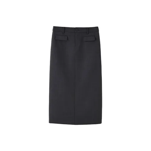 COMMON VALUE Casual Short Skirts Women's Checkerboard Gray
