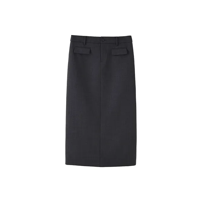 COMMON VALUE Casual Short Skirts Women's Checkerboard Gray-0