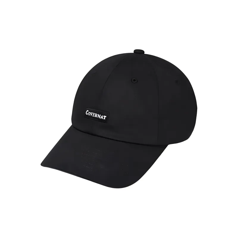 COVERNAT Cotton Baseball Caps Unisex Black-0