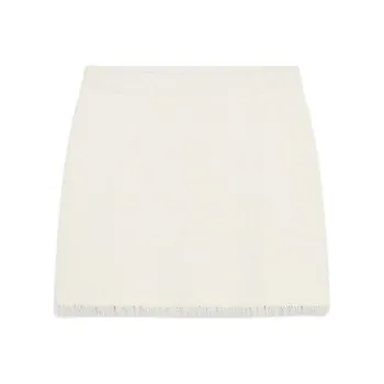 ZARA Casual Short Skirts Women's Raw White