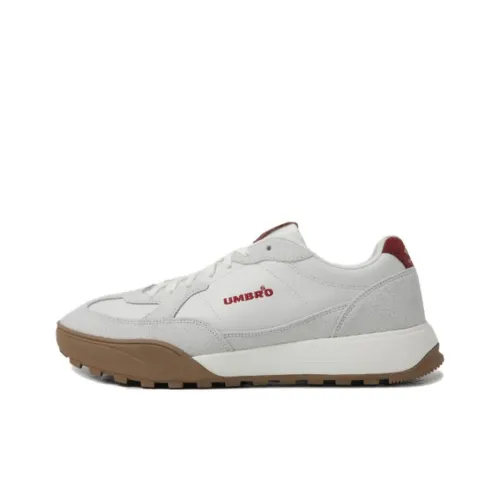 Umbro Anti Slip Wear Resistant Low Top Casual Shoes Unisex White Gray
