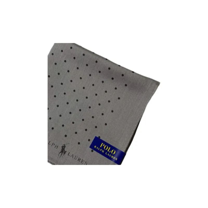 Polo Ralph Lauren Cotton Silk Scarves Unisex Gray-1