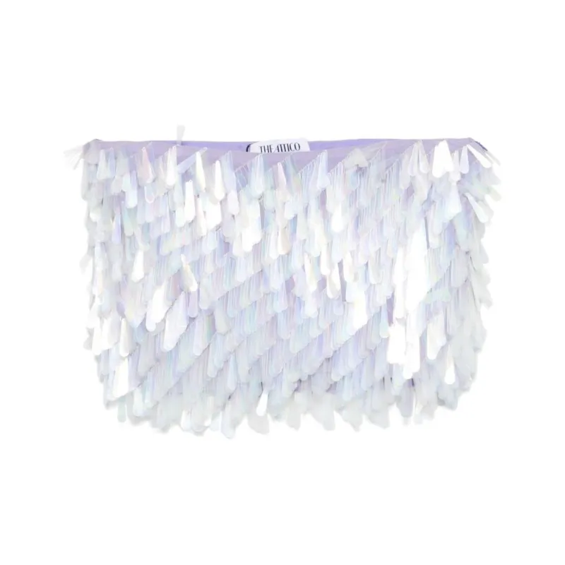 The Attico Opalescent Mini Skirt-0