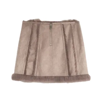 Bebe Casual Short Skirts Women's Apricot