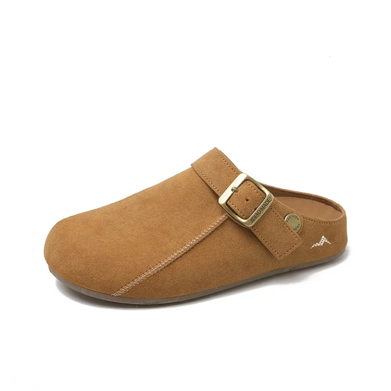 ATONGMU Composite Sole Abrasion Resistant Slip Resistant Closed Toe Slippers Women's-3