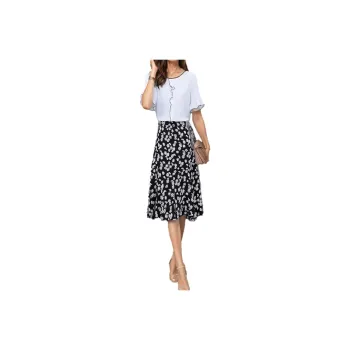 Mapping Skirt Set Women's White