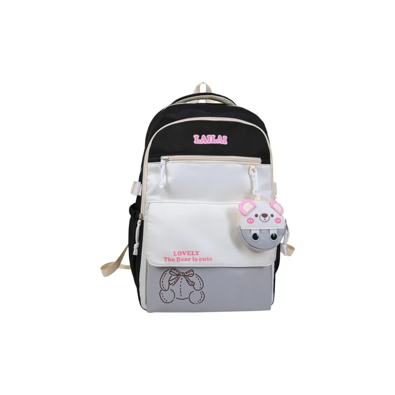 Yalu Nylon Backpack Regular Unisex Multicolor-0