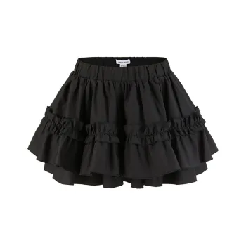URBAN REVIVO Casual Short Skirts Women's Black