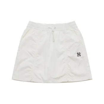 MLB New York Yankees Basic Collection SS25 Casual Short Skirts Women's Ivory White