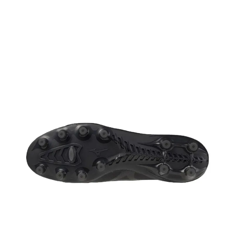 Mizuno Alpha 2 Anti Slip Wear Resistant Soccer Shoes Unisex Black-4