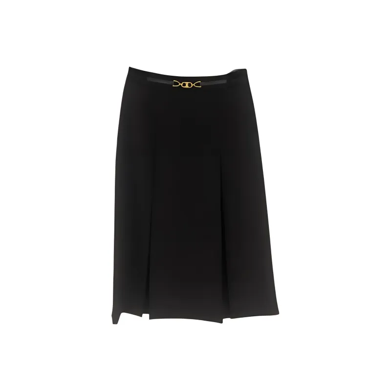 CELINE Casual Short Skirts Women's Black-0